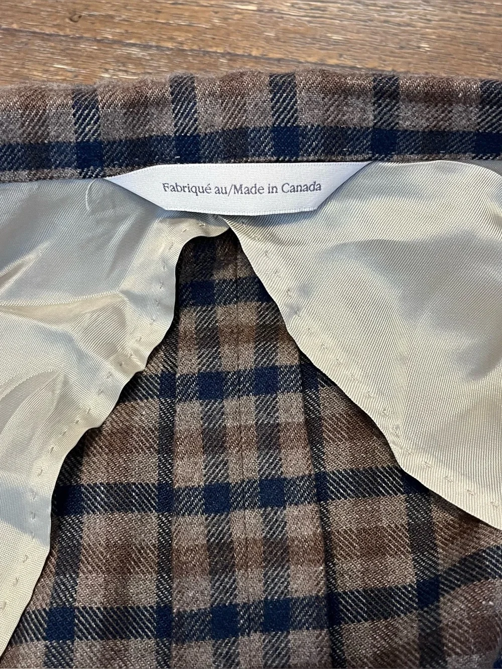 Samuelsohn Gibson Plaid Silk Sport Coat Blazer Mens 41 Reg Italy